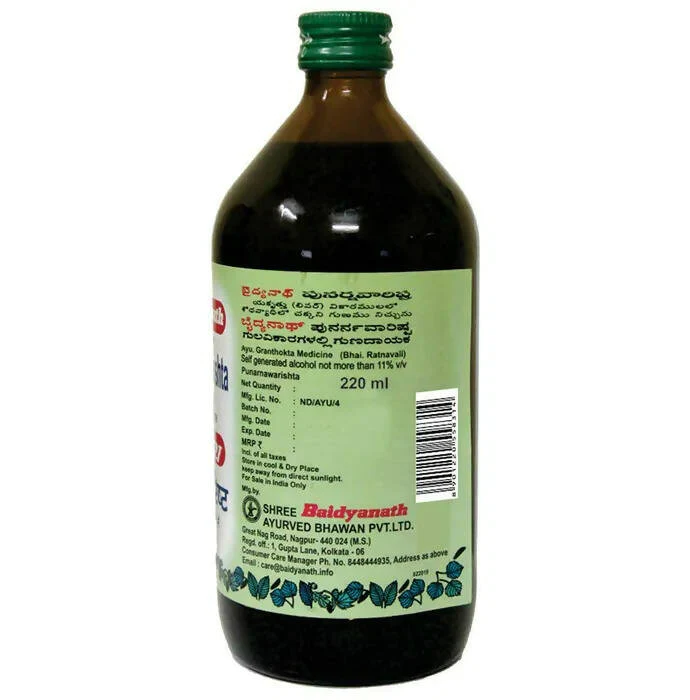 Baidyanath Nagpur Punarnawaristha, 220 ml-2.webp